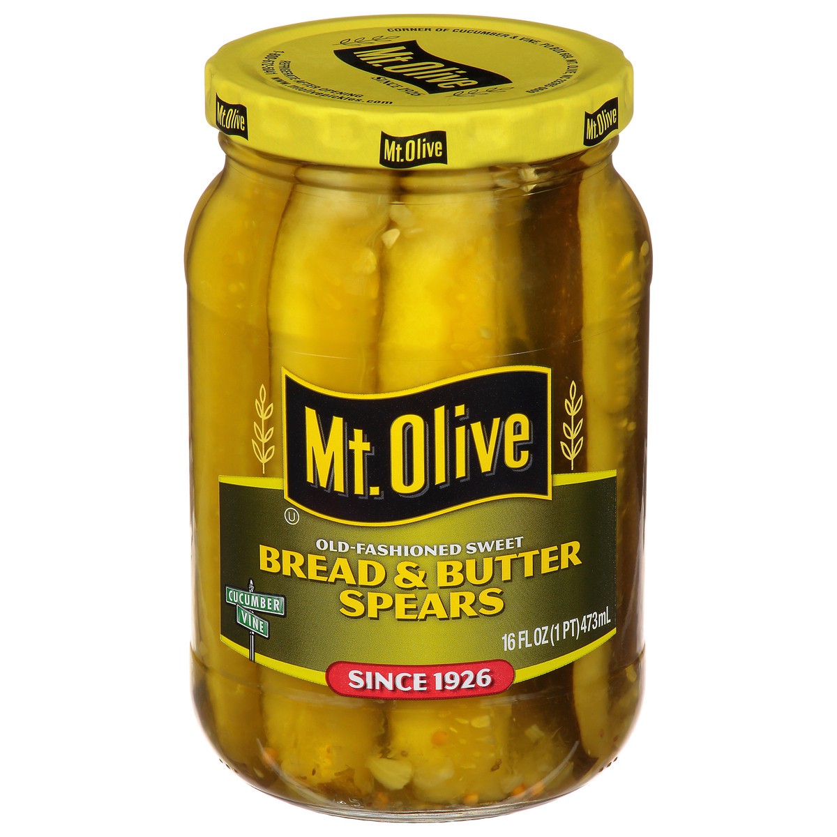 slide 10 of 11, Mt. Olive Old Fashioned Sweet Pickle Bread & Butter Spears, 16 oz