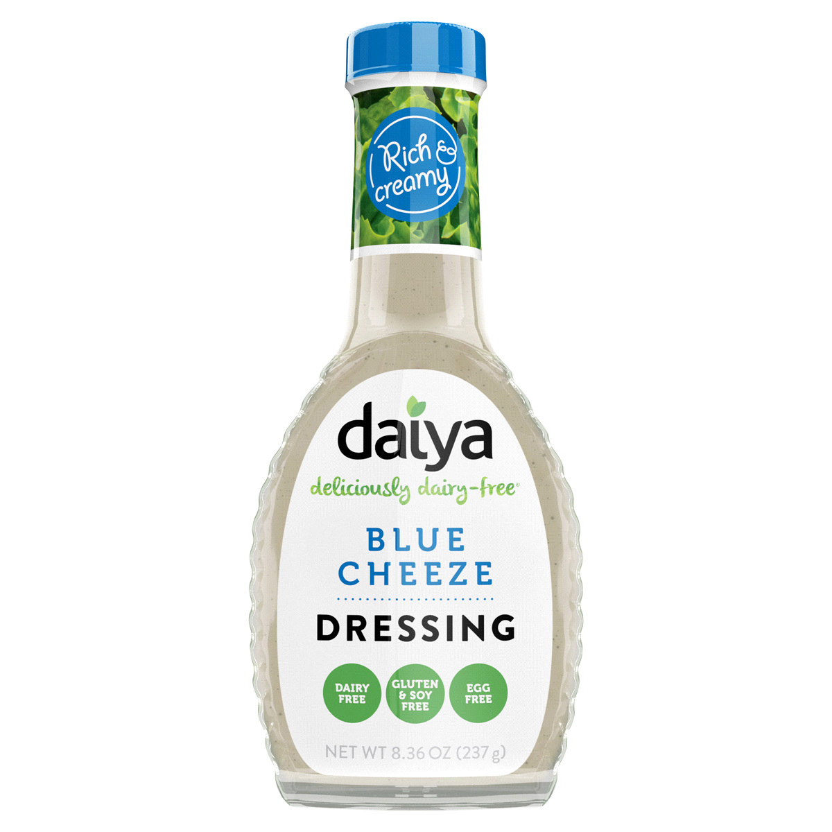 slide 1 of 2, Daiya Dairy Free Blue Cheeze Dressing Bottle, 8.36 oz