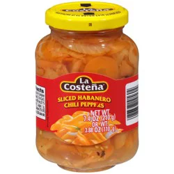 La Costeña Habaneros Sliced Peppers 7.4 oz