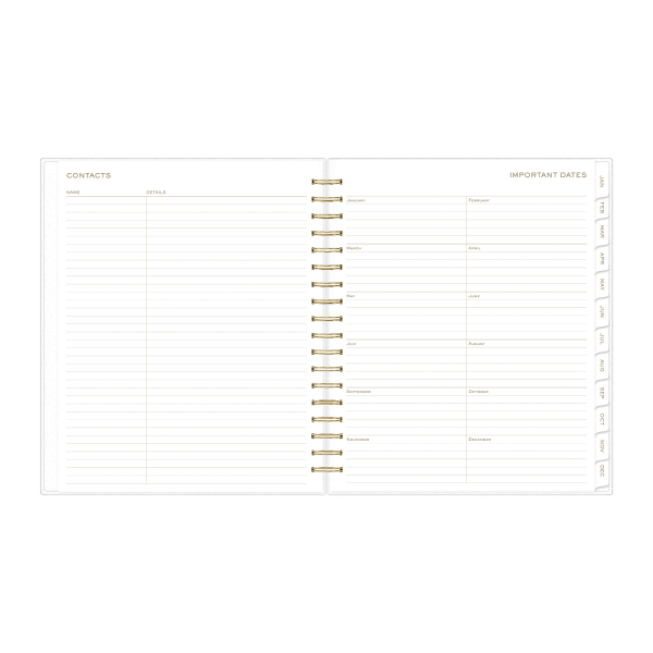 slide 2 of 8, Blue Sky 2025 Day Designer Daily/Monthly Planning Calendar, 8"" X 10"", Soft Blue, January 2025 To December 2025, 1 ct