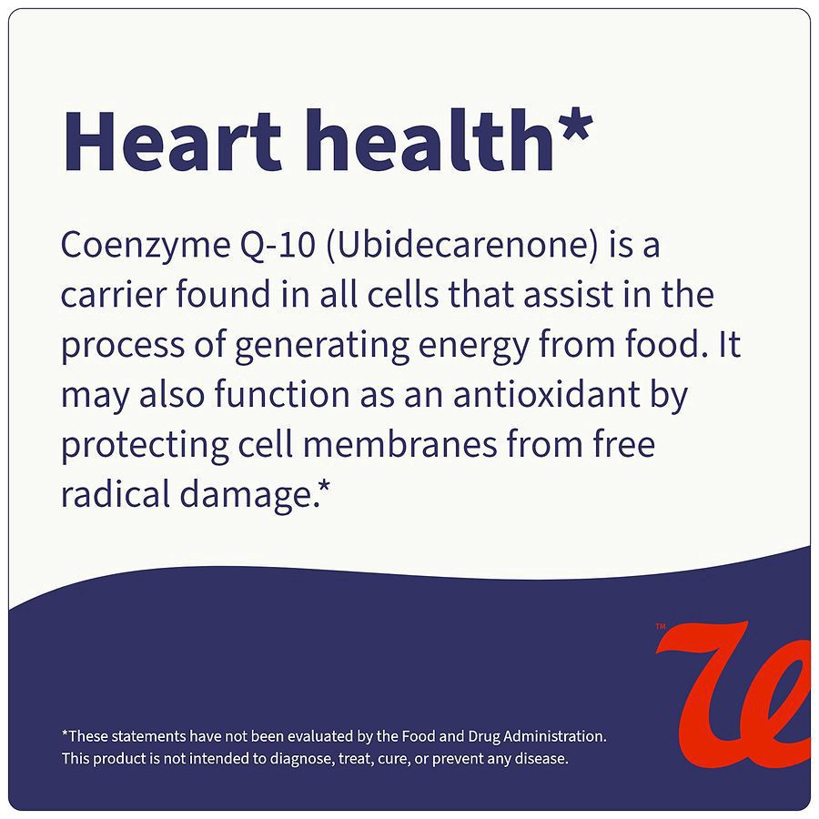 slide 5 of 5, Walgreens CoQ-10 200 mg Softgels, 30 ct