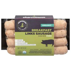 Charcutnuvo Breakfast Organic Sausage Links 8 oz