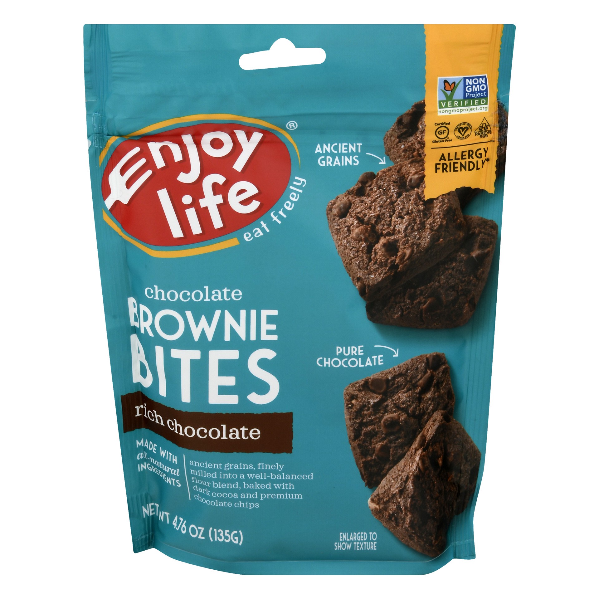 slide 1 of 9, Enjoy Life Brownie Bites, 1 ct