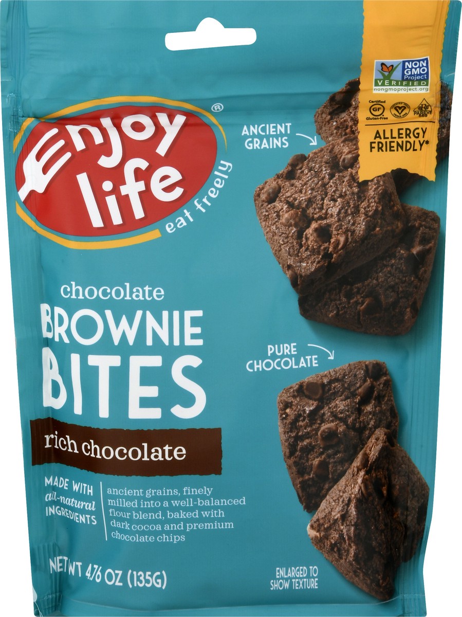 slide 5 of 9, Enjoy Life Brownie Bites, 1 ct