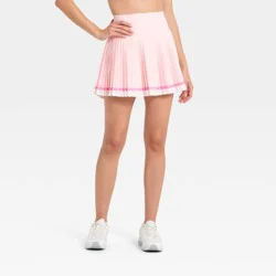 Women's Woven High-Rise Pleated Skort - All In Motion™ Light Pink M