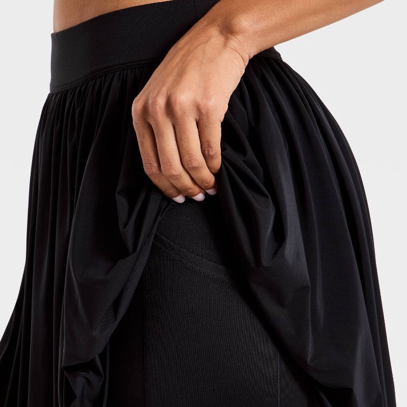 slide 4 of 6, Women's High-Rise Mesh Skort - All In Motion™ Black XS, 1 ct