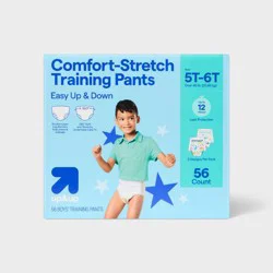 Boys' Disposable Training Pants - 5T-6T - 56ct - up&up™