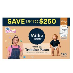 Millie Moon Ms Rachel Disposable Training Pants - Size 2T-3T - 120ct