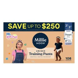 Millie Moon Ms Rachel Disposable Training Pants - Size 3T-4T - 108ct