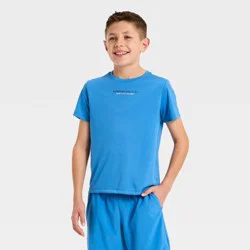 Boys' Active Graphic T-Shirt - All In Motion™ Blue M