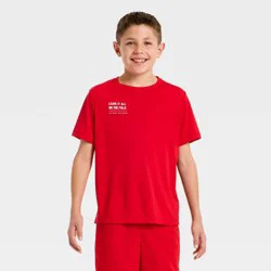 Boys' Active Graphic T-Shirt - All In Motion™ Red XS
