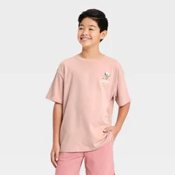 Boys' Cotton Active T-Shirt - All In Motion™ Light Pink S