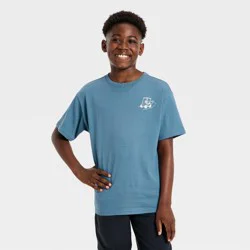 Boys' Cotton Active T-Shirt - All In Motion™ Blue L