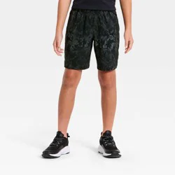 Boys' 'Above the Knee' Active Woven Shorts - All In Motion™ Black XL