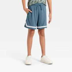Boys' 'At the Knee' Active Court Shorts - All In Motion™ Blue L