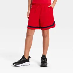 Boys' 'At the Knee' Court Active Shorts - All In Motion™ Red L