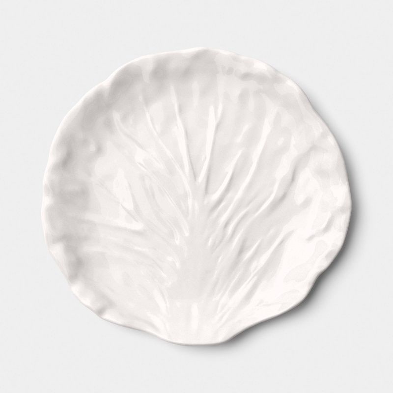 slide 1 of 3, 8.75" Stoneware Radicchio Salad Plate White - Threshold™, 1 ct