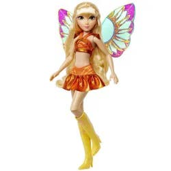 Winx Club Stella Fairy 10.5" Fashion Doll with Glitter Outfit and Removable Wings