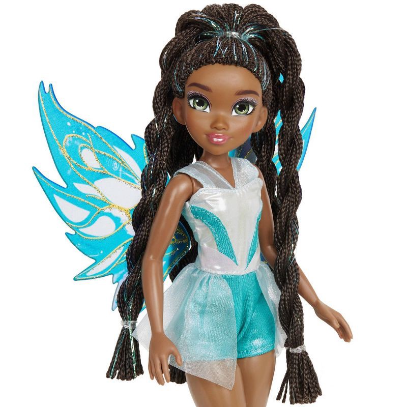 slide 5 of 10, Winx Club Aisha Fairy 10.5" Fashion Doll with Glitter Outfit and Removable Wings, 1 ct