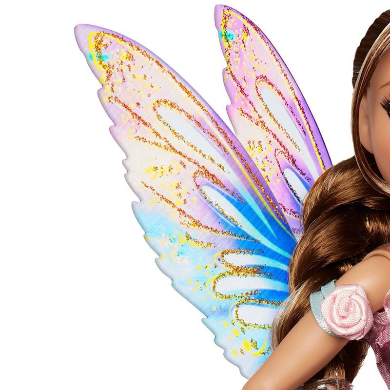 slide 6 of 10, Winx Club Flora Fairy 10.5" Fashion Doll with Glitter Outfit and Removable Wings, 1 ct
