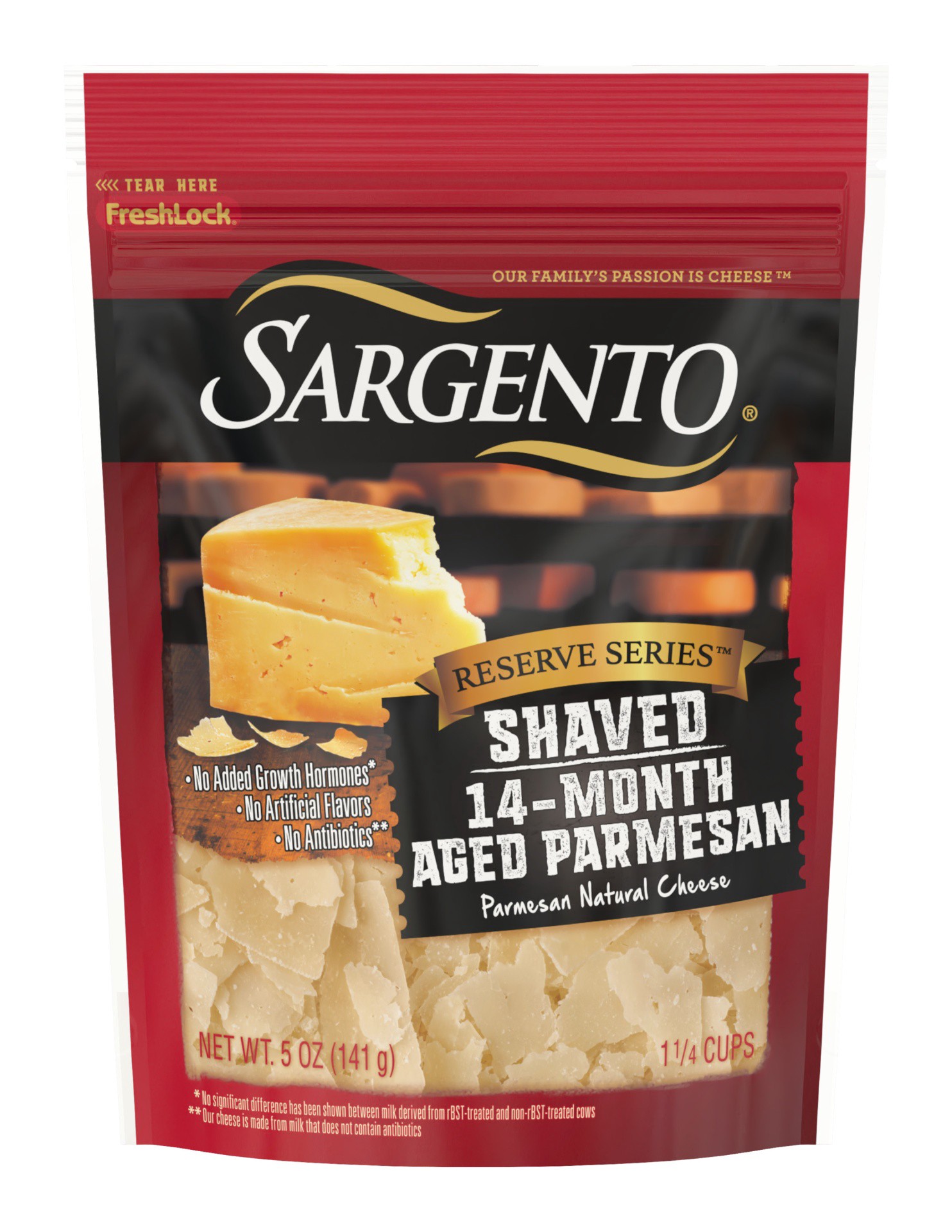 slide 1 of 1, Sargento Reserve Series™ Shaved 14-Month Aged Parmesan Natural Cheese, 5 oz., 5 oz