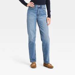 Women's Highest-Rise Vintage Straight Jeans - Universal Thread™ Vintage Medium Wash 6