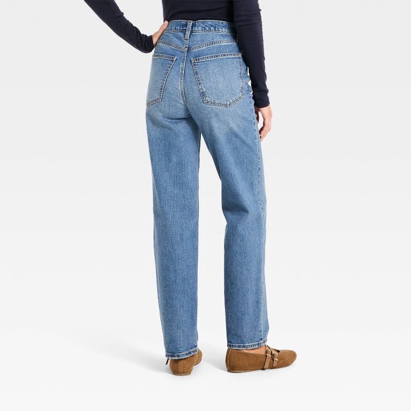 slide 2 of 3, Women's Highest-Rise Vintage Straight Jeans - Universal Thread™ Vintage Medium Wash 12, 1 ct