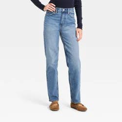 Women's Highest-Rise Vintage Straight Jeans - Universal Thread™ Vintage Medium Wash 12