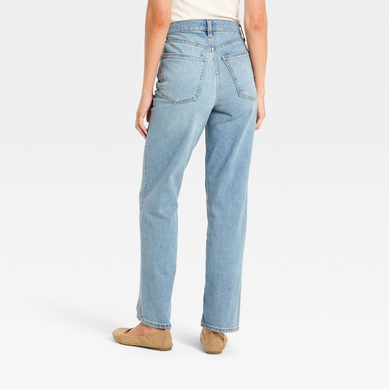slide 2 of 3, Women's Highest-Rise Vintage Straight Jeans - Universal Thread™ Vintage Light Wash 6, 1 ct
