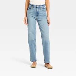 Women's Highest-Rise Vintage Straight Jeans - Universal Thread™ Vintage Light Wash 6