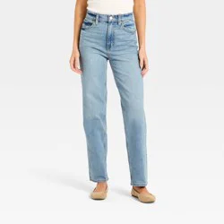 Women's Highest-Rise Vintage Straight Jeans - Universal Thread™ Vintage Light Wash 10