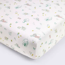 Cotton Fitted Crib Sheet - Farm Friends - Cloud Island™