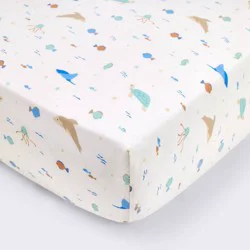 Cotton Fitted Crib Sheet - Sea Life - Cloud Island™