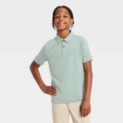 Boys' Golf Polo Shirt - All In Motion™ Green L
