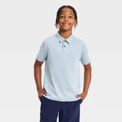 Boys' Golf Polo Shirt - All In Motion™ Blue XL