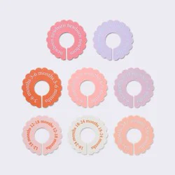 Closet Dividers Garment Organizer 8pc - Warm Tones - Cloud Island™