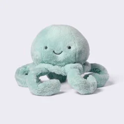 Jelly Fish Plush Stuffed Animal - Green - Cloud Island™: 10" Height, Zoo Animal Themed, 0.26 Lbs