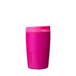 Owala 12 fl oz Stainless Steel SmoothSip Slider Ceramic Lined Travel Mug - Read My Lips