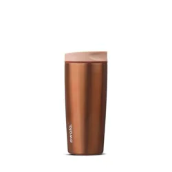 Owala 20oz Stainless Steel SmoothSip Slider Coffee Tumbler - In Good Company