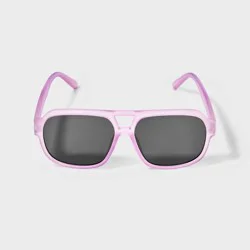 Girls' Plastic Aviator Sunglasses - art class™ Purple