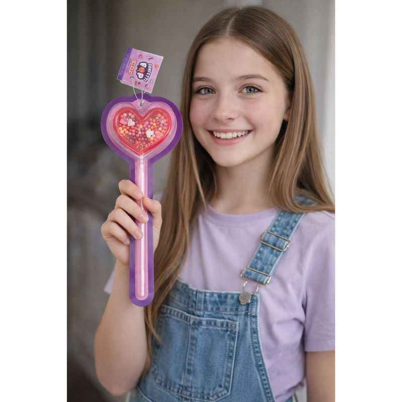 slide 3 of 4, Thrive Brands Valentine Confetti Heart Pop Candies - 1.59oz, 1.59 oz