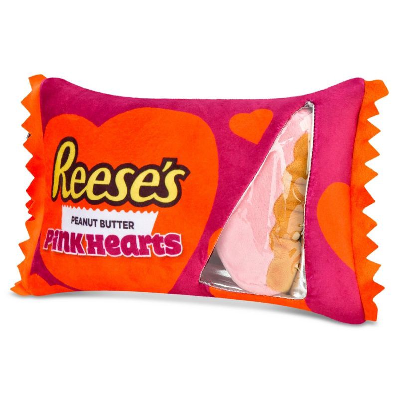 slide 4 of 6, Iscream Reese's Pink Hearts Stuffed Animal, 1 ct