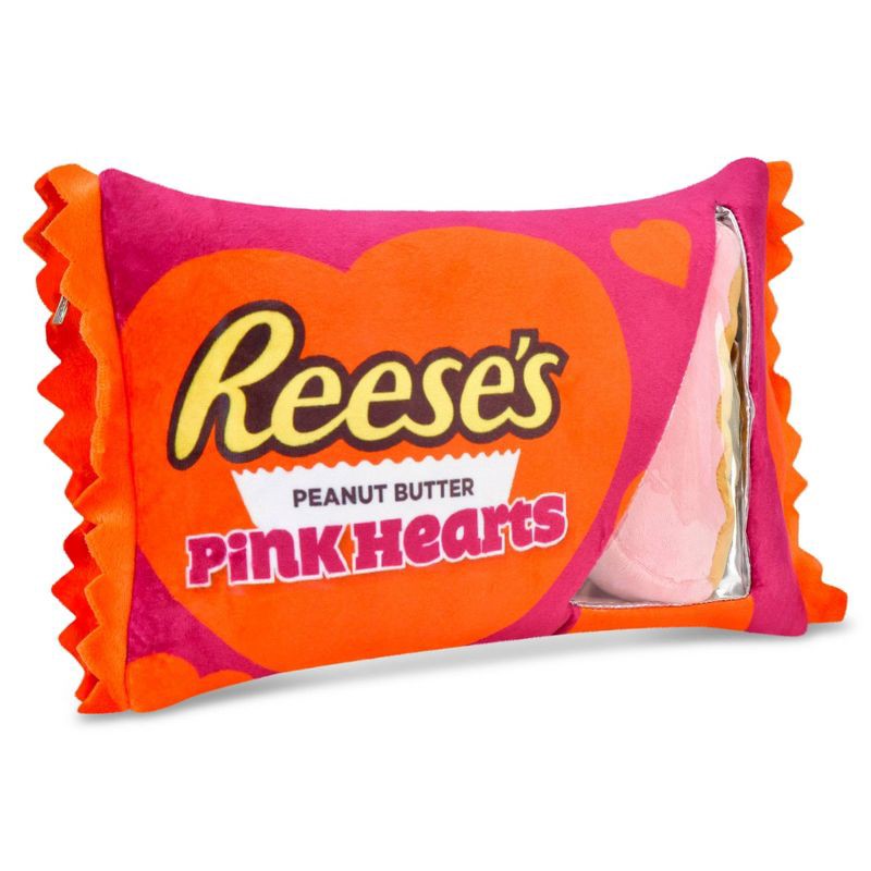 slide 5 of 6, Iscream Reese's Pink Hearts Stuffed Animal, 1 ct