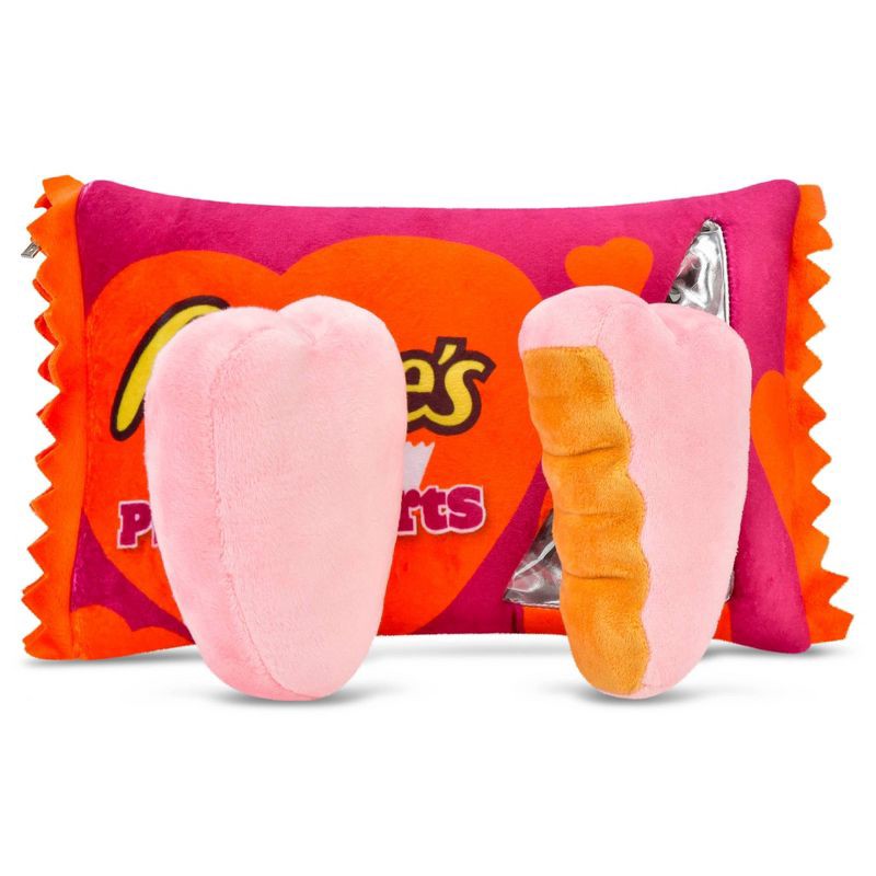 slide 6 of 6, Iscream Reese's Pink Hearts Stuffed Animal, 1 ct