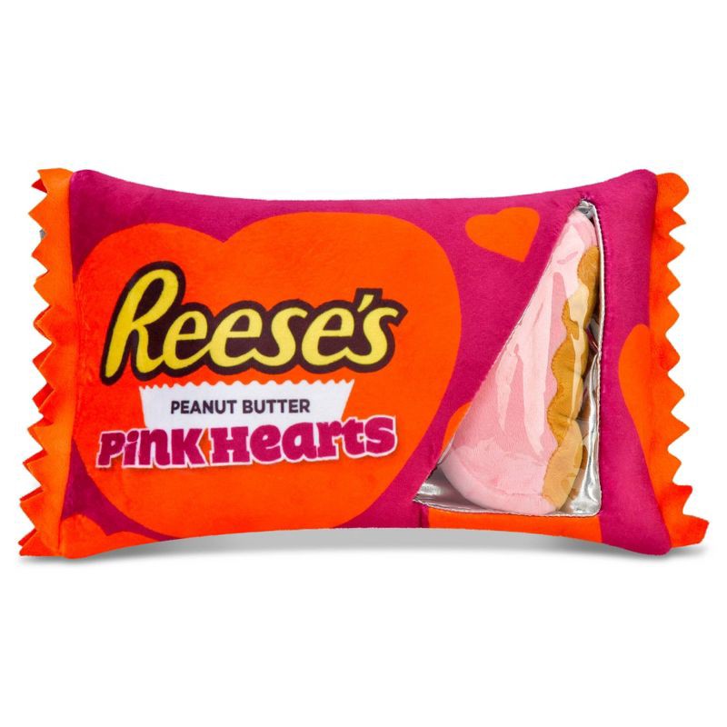 slide 1 of 6, Iscream Reese's Pink Hearts Stuffed Animal, 1 ct