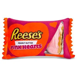 Iscream Reese's Pink Hearts Stuffed Animal