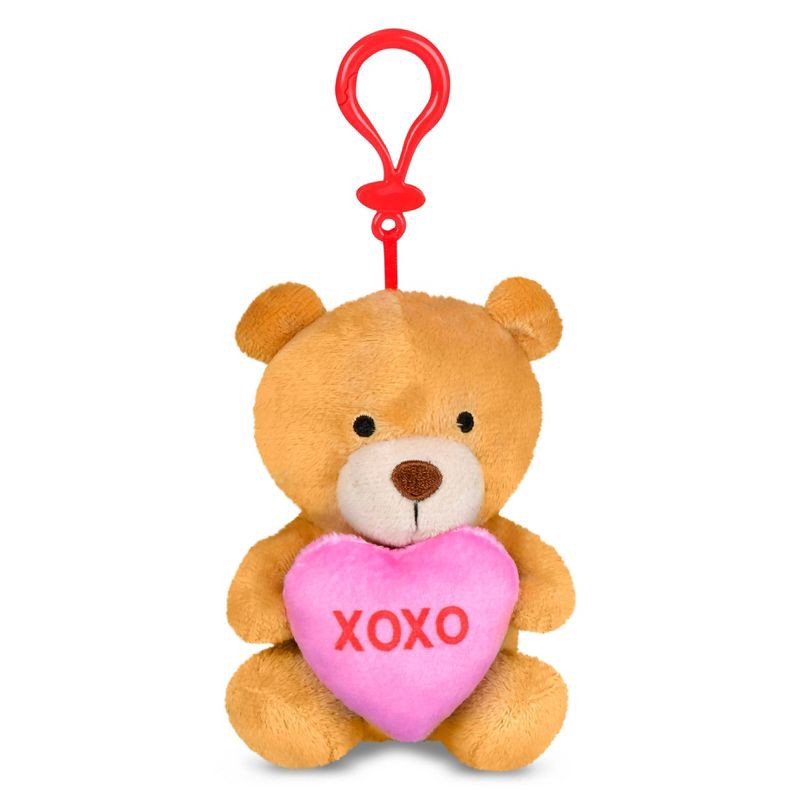 slide 2 of 7, Iscream Sweethearts Valentine Keychain Stuffed Animal, 1 ct