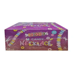 Smarties Valentine Classroom Exchange Candy Necklace Box - 0.74oz/24ct