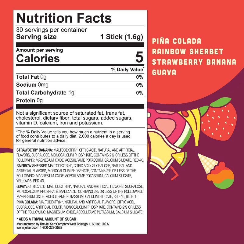 slide 3 of 6, Wyler's Light Watertok Island Variety Sugar Free Drink Mix - 30ct, 30 ct