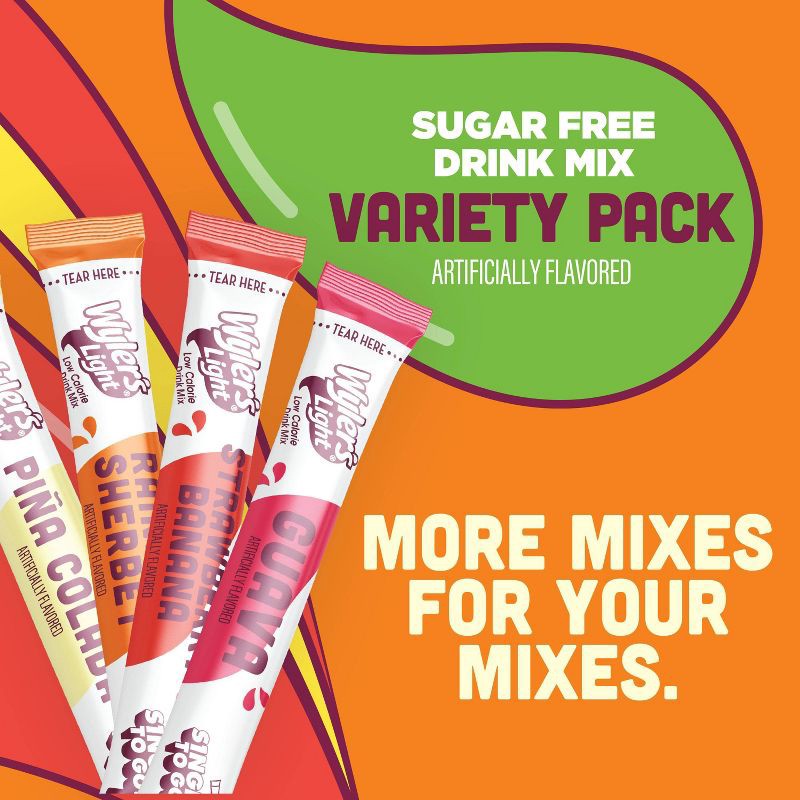 slide 4 of 6, Wyler's Light Watertok Island Variety Sugar Free Drink Mix - 30ct, 30 ct